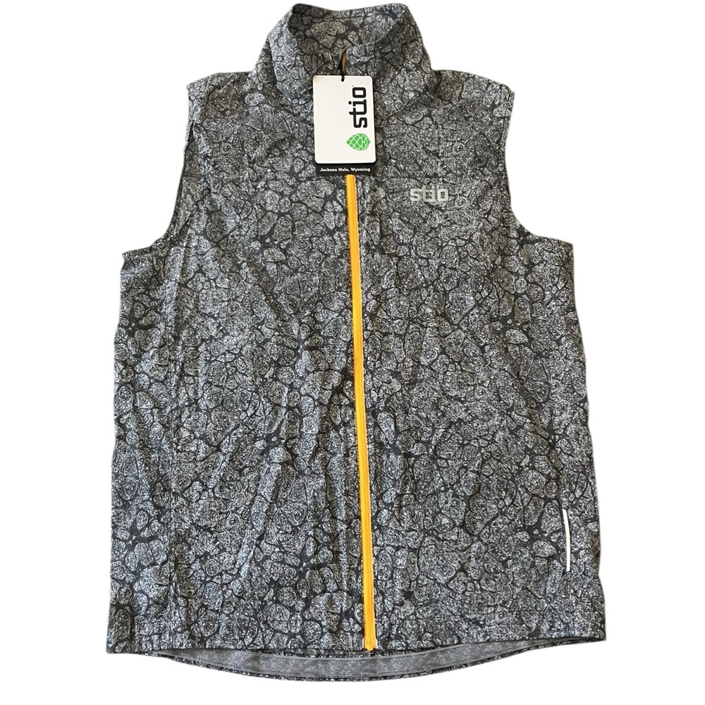 Stio Men’s Vest Second Light Best Alloy Natural Texture Print windbreaker Men S